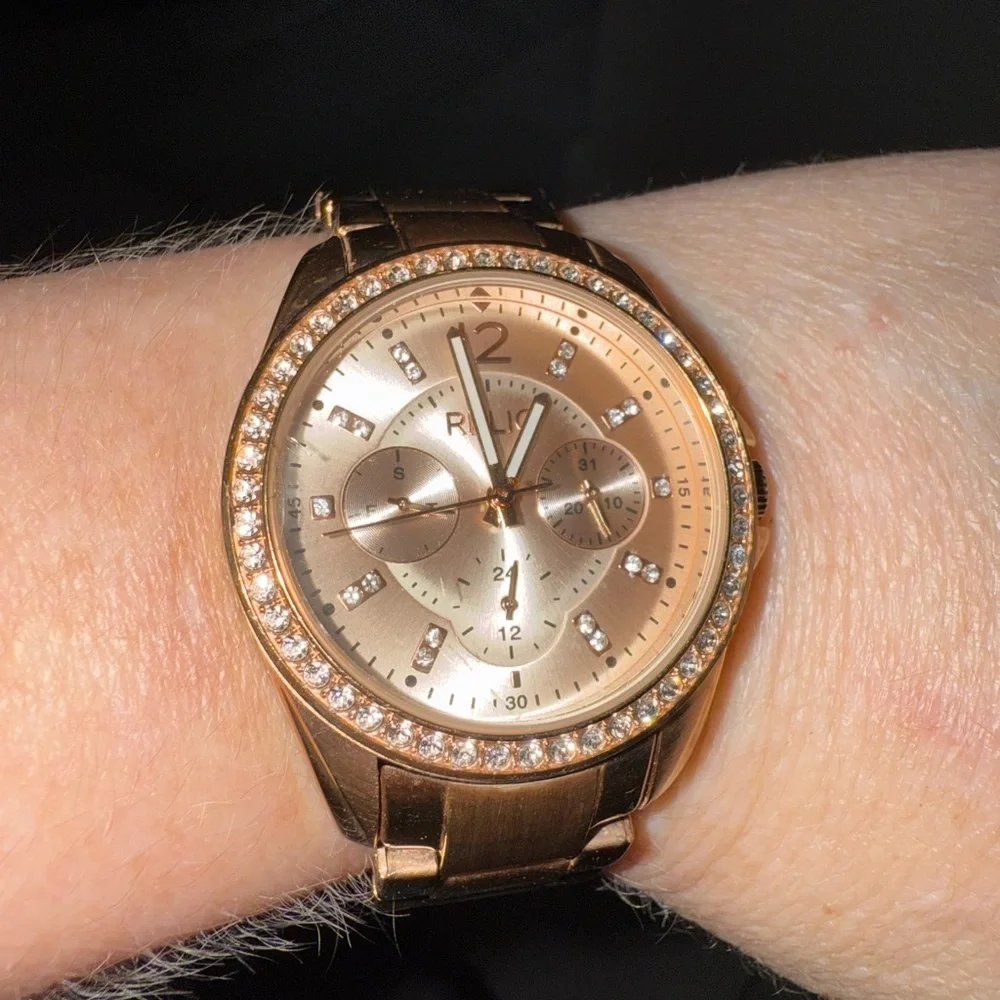 Relic by Fossil Women's Emersyn Rose Gold-Tone Multifunction Watch ZR16023